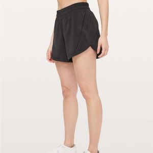 Lululemon black track that short 5”
